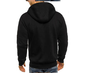 Brabora Men’s Cotton Hoodie Jacket Casual Zip-Up Camouflage Cardigan
