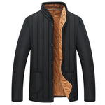 Brabora Winter Men’s Jacket Warm Polyester Puffer Coat with Lining & Filler