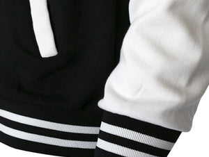 Brabora Men’s Baseball Jacket Loose Fit Cotton Casual Varsity Style
