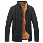 Brabora Winter Men’s Jacket Warm Polyester Puffer Coat with Lining & Filler