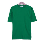 Brabora Men’s Loose Solid Color T-Shirt Summer Thin Cotton Casual Short Sleeve Top
