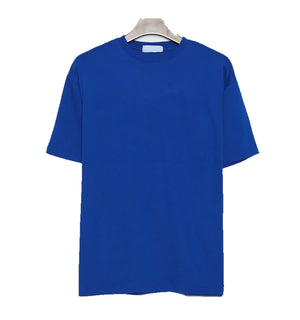 Brabora Men’s Loose Solid Color T-Shirt Summer Thin Cotton Casual Short Sleeve Top