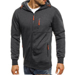 Brabora Men’s Cotton Hoodie Jacket Casual Zip-Up Camouflage Cardigan