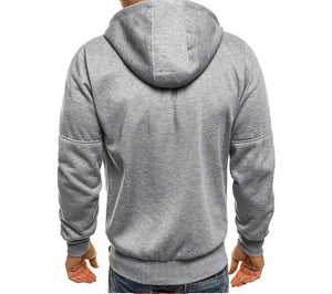 Brabora Men’s Cotton Hoodie Jacket Casual Zip-Up Camouflage Cardigan