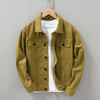 Brabora Men’s French Retro Denim Jacket Shirt Japanese Workwear Casual Spring & Autumn Coat