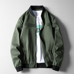 Brabora Men’s Casual Baseball Jacket Lightweight Polyester Bomber for Middle-Aged Men