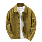 Brabora Men’s French Retro Denim Jacket Shirt Japanese Workwear Casual Spring & Autumn Coat